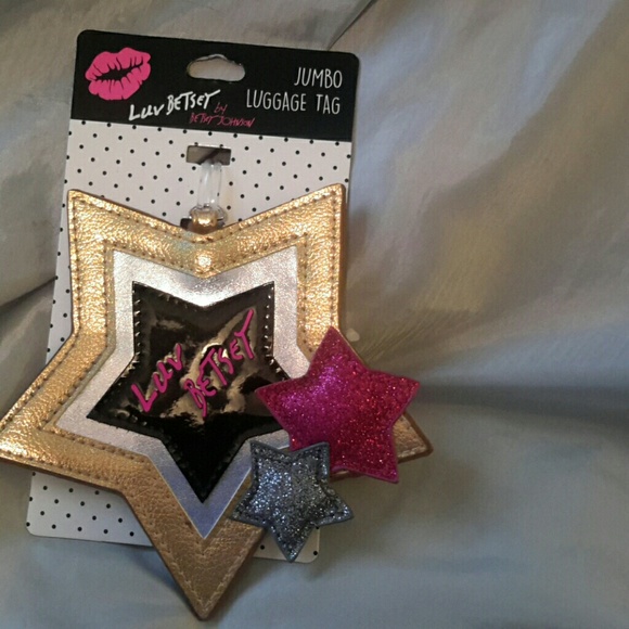 Betsey Johnson Handbags - Betsey johnson luggage tag NWT